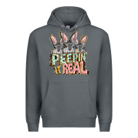 Rock peepin' it real easter day Premium Hoodie - FaDigitalArtStudio