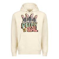 Sandshell peepin' it real easter day Premium Hoodie - FaDigitalArtStudio