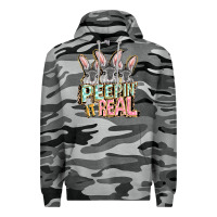 Slate Camo peepin' it real easter day Premium Hoodie - FaDigitalArtStudio