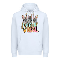 White peepin' it real easter day Premium Hoodie - FaDigitalArtStudio
