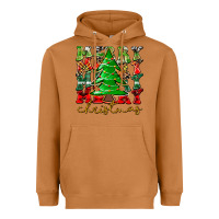 Meerkat Merry Christmas Tree Heavyweight Hoodie - CowhideDigitalArt