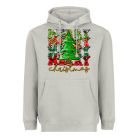 Moon Dust Merry Christmas Tree Heavyweight Hoodie - CowhideDigitalArt