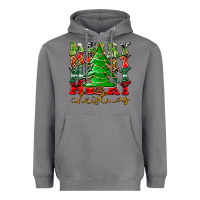 Storm Merry Christmas Tree Heavyweight Hoodie - CowhideDigitalArt