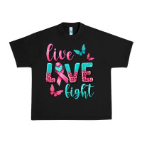 Black live love fight breast cancer Urban Heavy Tee - texasbilliewilder