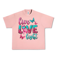 Salmon live love fight breast cancer Urban Heavy Tee - texasbilliewilder