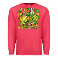 Cardinal Lucky Dude Premium Sweatshirt - CowhideDigitalArt