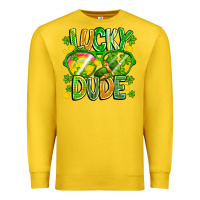 Lemon Lucky Dude Premium Sweatshirt - CowhideDigitalArt