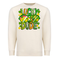 Sandshell Lucky Dude Premium Sweatshirt - CowhideDigitalArt