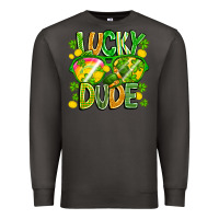 Smoke Lucky Dude Premium Sweatshirt - CowhideDigitalArt