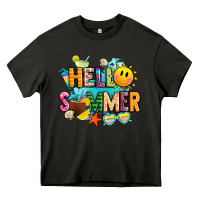 Asphalt hello summer Heavy Core Tee - JahusDesignShop
