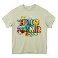 Mossy hello summer Heavy Core Tee - JahusDesignShop