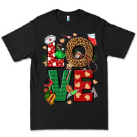 Black Love Nurse Christmas Premium Tee - NancyCooperArtShop