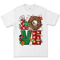 White Love Nurse Christmas Premium Tee - NancyCooperArtShop