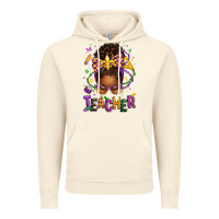 Vintage Artic mardi gras teacher afro messy bun Vintage Hoodie - texasbilliewilder