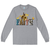 Heather Grey Faith USA sunflower 4th of july Long Sleeve Tee - HowdyJamesFarm