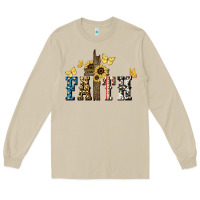 Mushroom Faith USA sunflower 4th of july Long Sleeve Tee - HowdyJamesFarm