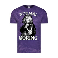 Cloud Purple Limited Edition Grandma Addams (Frump)- Normal Is Boring Vintage Tee - tuanDangUi