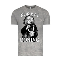 Cloud Rock Limited Edition Grandma Addams (Frump)- Normal Is Boring Vintage Tee - tuanDangUi