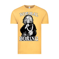 Vintage Mustard Limited Edition Grandma Addams (Frump)- Normal Is Boring Vintage Tee - tuanDangUi