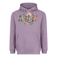 Lavender abuela flowers Heavyweight Hoodie - RacoonDesign