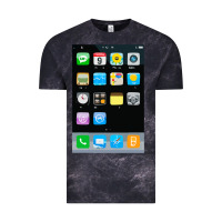 Cloud Black cell phone smartphone mobile app halloween costume Vintage Tee - tuanDangUi