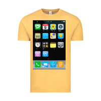 Vintage Mustard cell phone smartphone mobile app halloween costume Vintage Tee - tuanDangUi