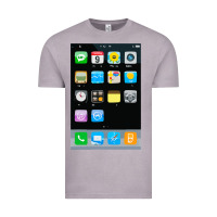 Vintage Zinc cell phone smartphone mobile app halloween costume Vintage Tee - tuanDangUi