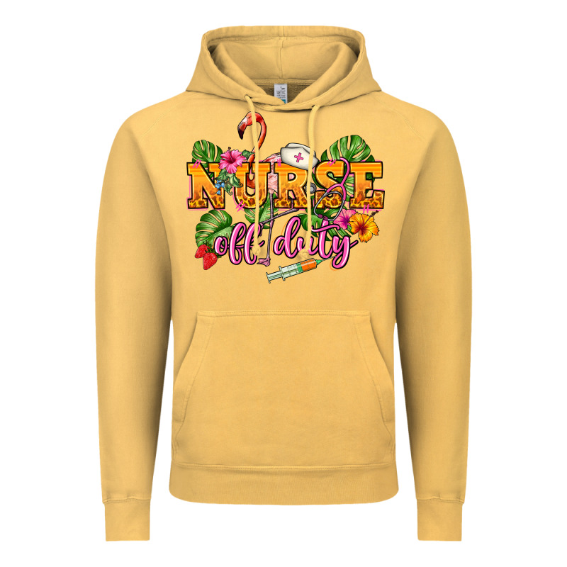 Nurse Off Duty Vintage Hoodie by NancyCooperArtShop | Teevron