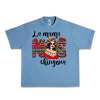 Pebble Blue la mama mos chingona Urban Heavy Tee - texasbilliewilder