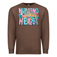 Chestnut Nursing is a work of heart Premium Sweatshirt - CowhideDigitalArt