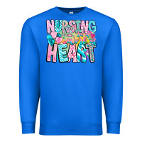 True Royal Nursing is a work of heart Premium Sweatshirt - CowhideDigitalArt