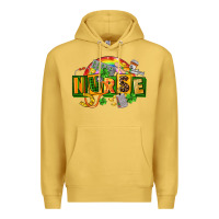 Antique Gold nurse st patricks Premium Hoodie - FaDigitalArtStudio