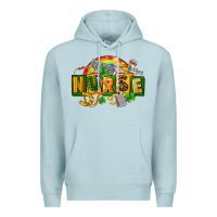 Blue Mist nurse st patricks Premium Hoodie - FaDigitalArtStudio