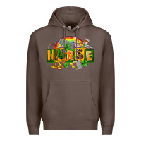 Coffee nurse st patricks Premium Hoodie - FaDigitalArtStudio