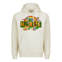 Oatmeal Heather nurse st patricks Premium Hoodie - FaDigitalArtStudio