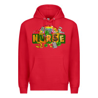 Red nurse st patricks Premium Hoodie - FaDigitalArtStudio