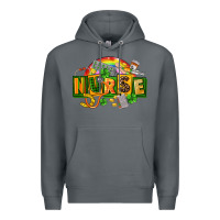 Rock nurse st patricks Premium Hoodie - FaDigitalArtStudio