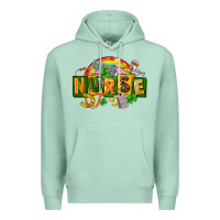 Seafoam nurse st patricks Premium Hoodie - FaDigitalArtStudio