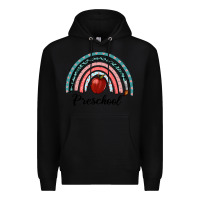 Black preschool rainbow Premium Hoodie - RanaPortraitStore