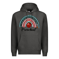 Charcoal Heather preschool rainbow Premium Hoodie - RanaPortraitStore