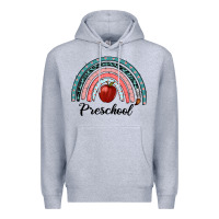 Heather Grey preschool rainbow Premium Hoodie - RanaPortraitStore