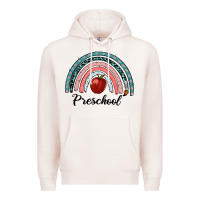 Pale Pink preschool rainbow Premium Hoodie - RanaPortraitStore