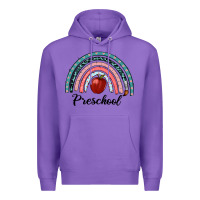 Purple preschool rainbow Premium Hoodie - RanaPortraitStore