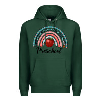 Sports Green preschool rainbow Premium Hoodie - RanaPortraitStore