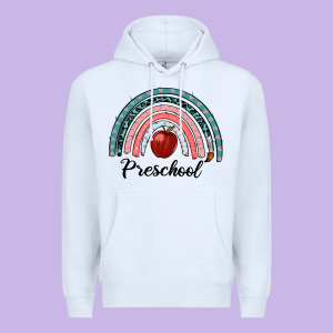 Preschool Rainbow Premium Hoodie Designed By Ranaportraitstore