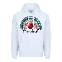 White preschool rainbow Premium Hoodie - RanaPortraitStore