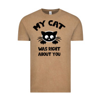 Vintage Coffee My Cat Was Right About You Vintage Tee - Bettercallsaul