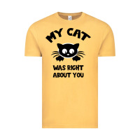 Vintage Mustard My Cat Was Right About You Vintage Tee - Bettercallsaul