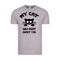 Vintage Zinc My Cat Was Right About You Vintage Tee - Bettercallsaul