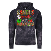 Cloud Black Santa's Favorite Phlebotomist Vintage Hoodie - texasbilliewilder